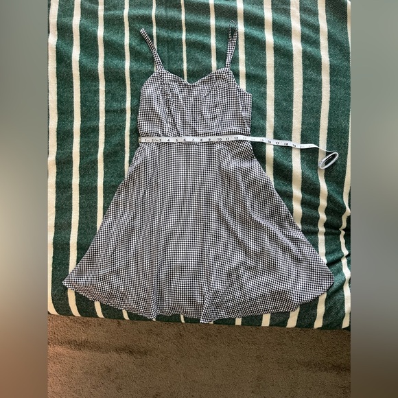 Old Navy Sleeveless Spaghetti Strap Blue and White Gingham Mini Sundress Size S - Picture 3 of 8